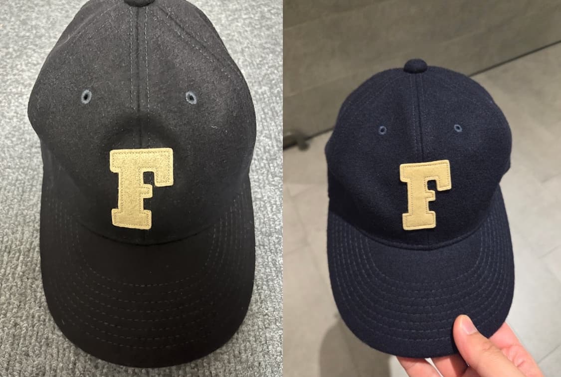 [새제품] 풀카운트 울 플란넬 F 패치 볼캡 상품이미지8