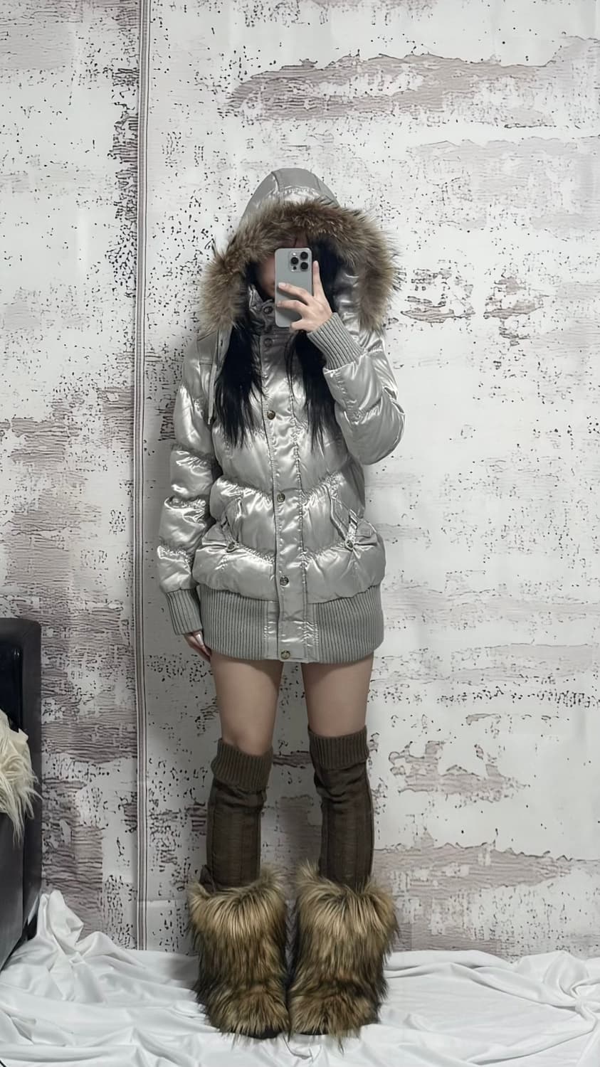 00’s Shiny Puffer Jacket 상품이미지4