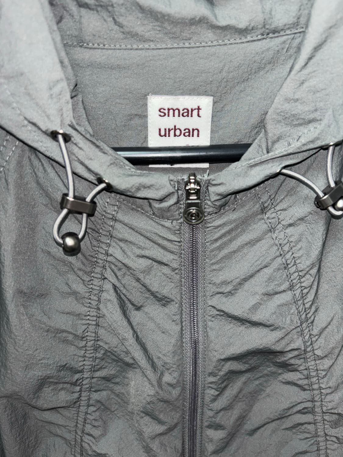 suu 스마트어반유즈풀 리본 윈드브레이커 웜그레이 코이세이오 상품이미지3