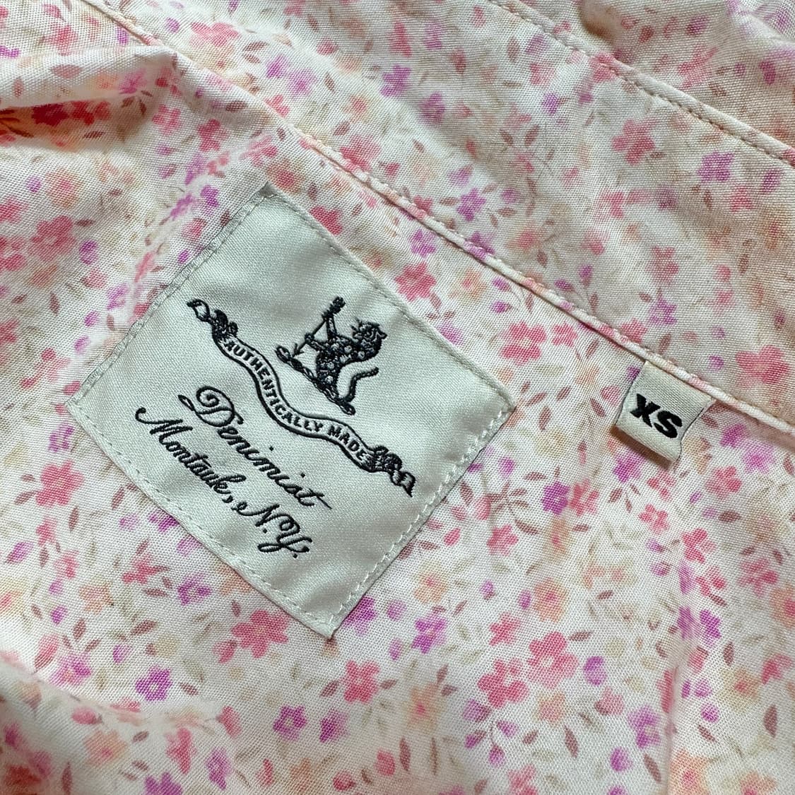 데니미스트 22 플로럴 타이 셔츠 상품이미지3