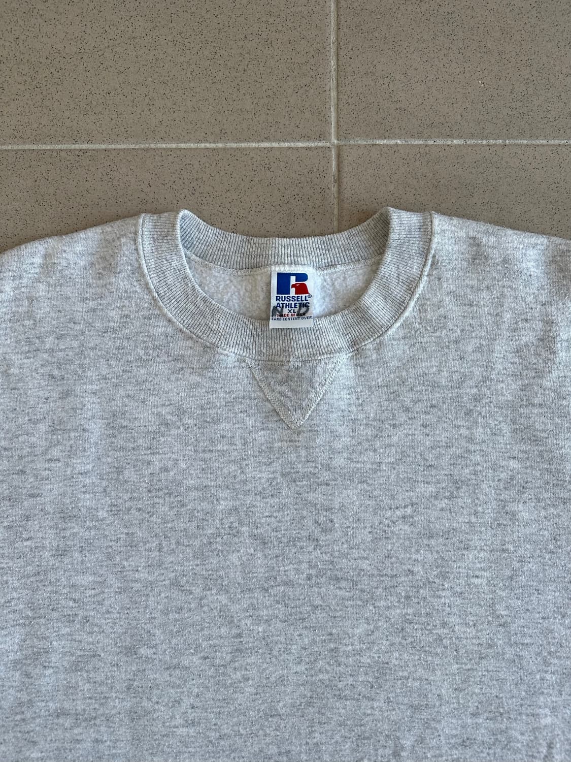 90s 빈티지 러셀 스웻셔츠 그레이 XL USA 상품이미지4