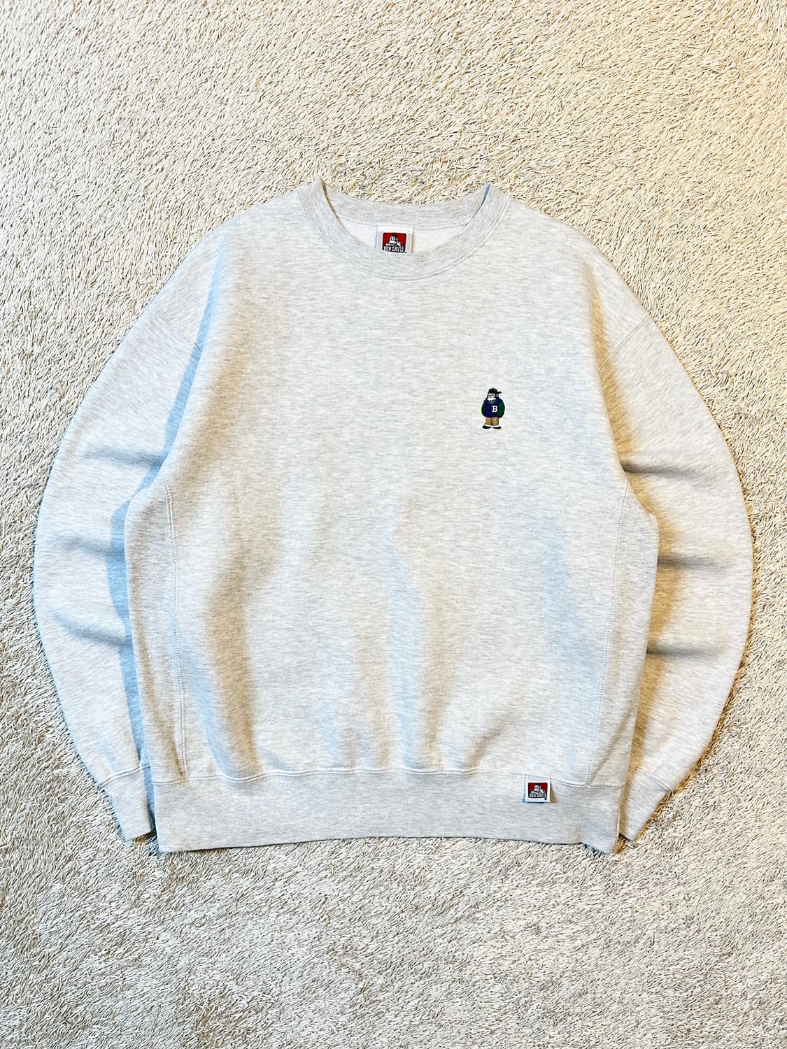 벤데이비스 BEN DAVIS 화이트라벨 미니 고릴라 맨투맨 오트밀 상품이미지1