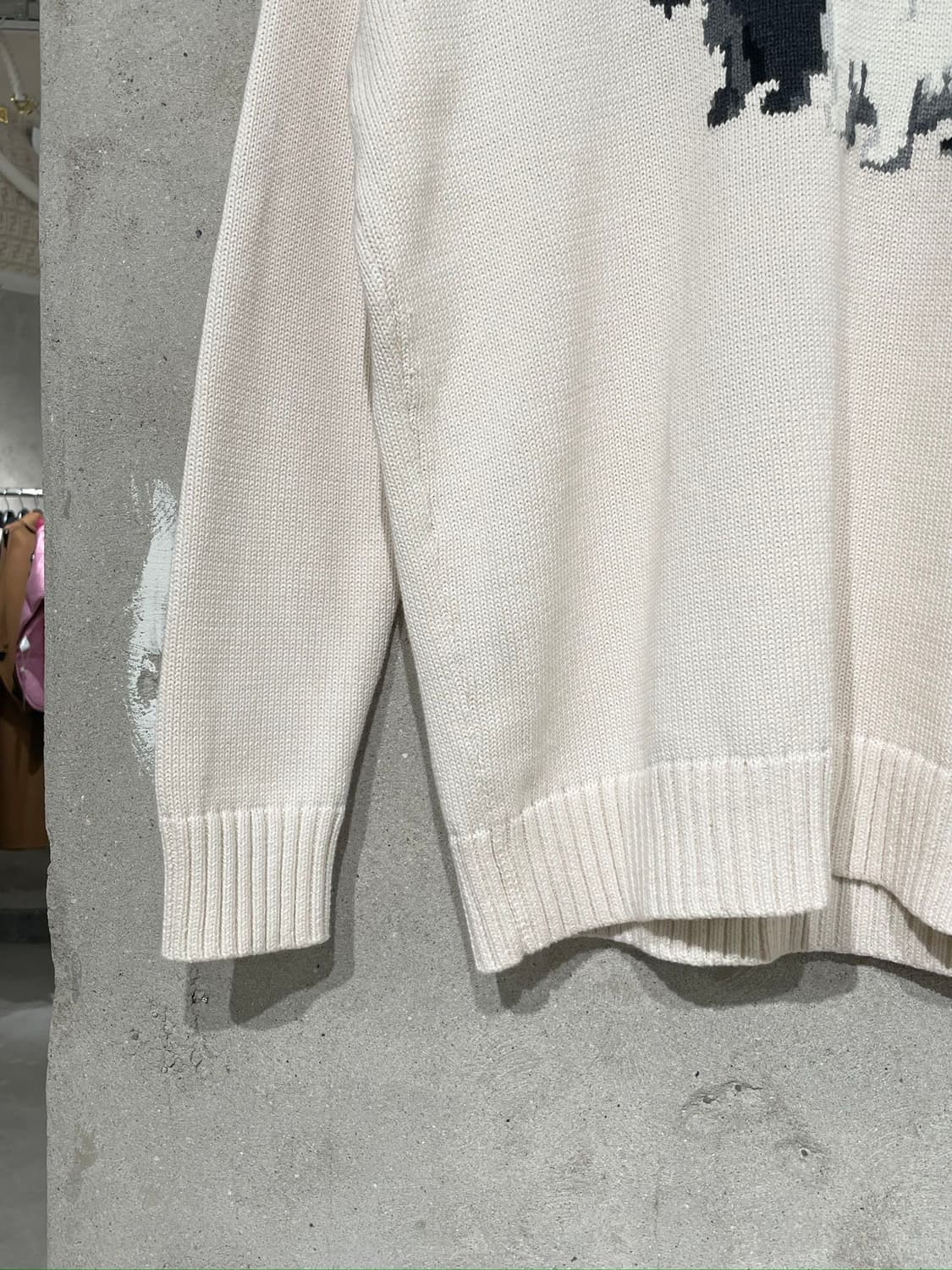 로렌 랄프로렌 아이보리 도그 인타르시아 스웨터 상품이미지4