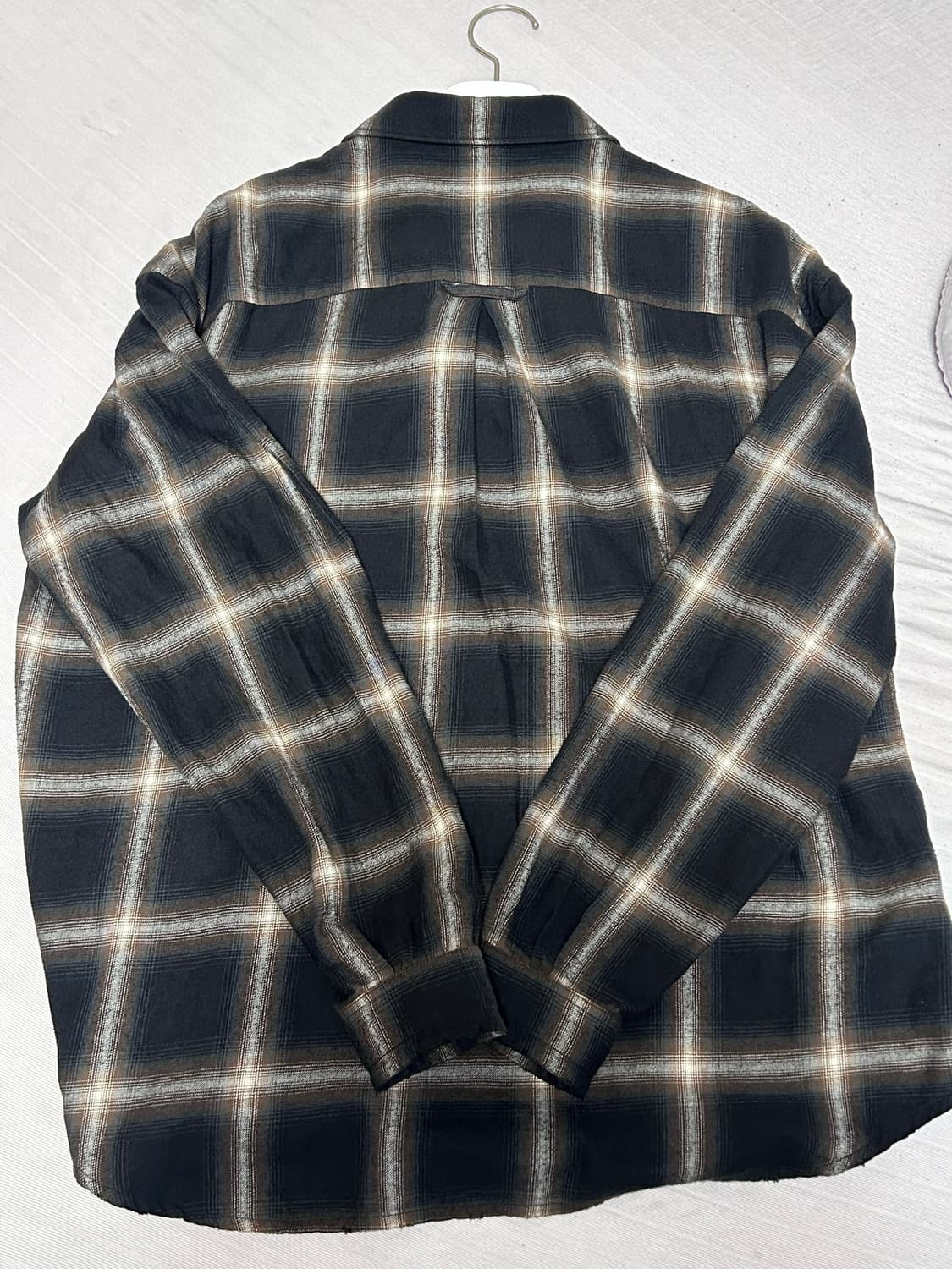 [3] 폴리테루 데미지드 잉크브라운 셔츠 상품이미지2