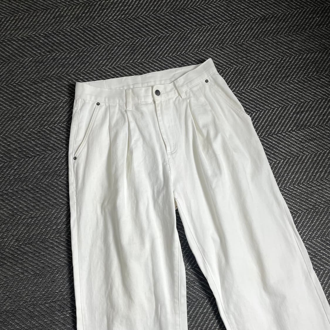 디미트리블랙 와이드 데님 팬츠 화이트o 4857 상품이미지3