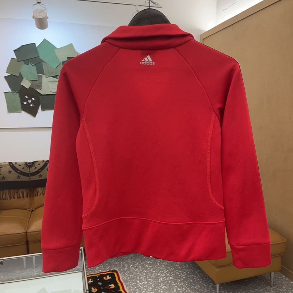 아디다스 Y2K 키치 프린팅로고 져지 집업 L C08288 상품이미지4