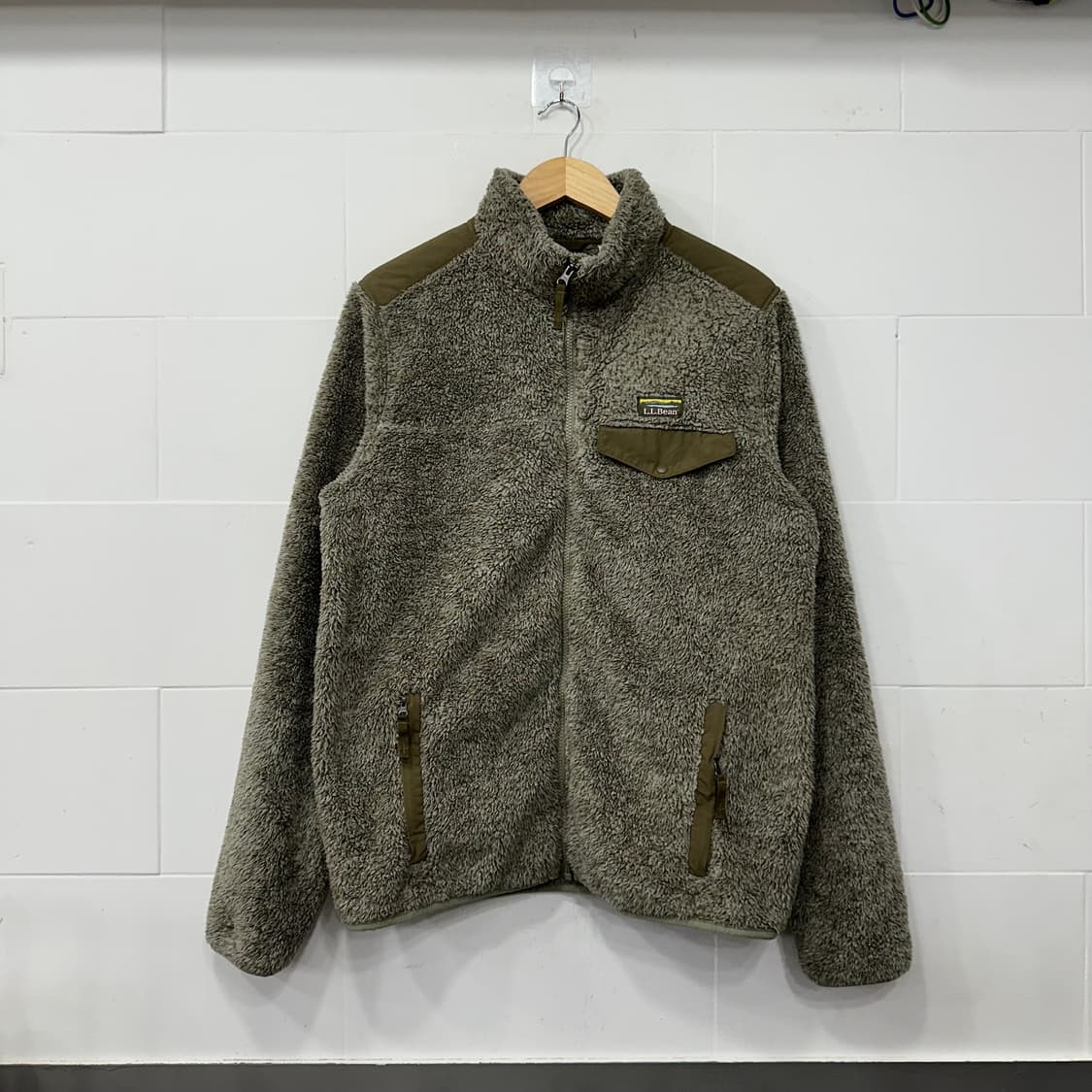 LLBean 빈티지 플리스자켓 카키 상품이미지1