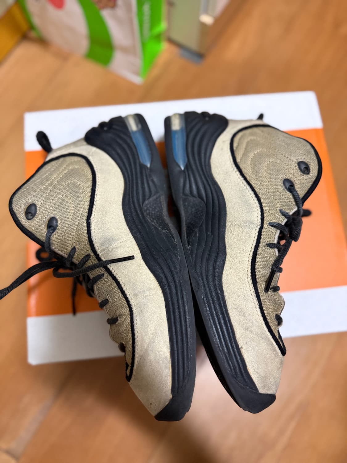 나이키 x 스투시 에어 페니 2 라탄 앤 라임스톤 265사이즈 상품이미지6