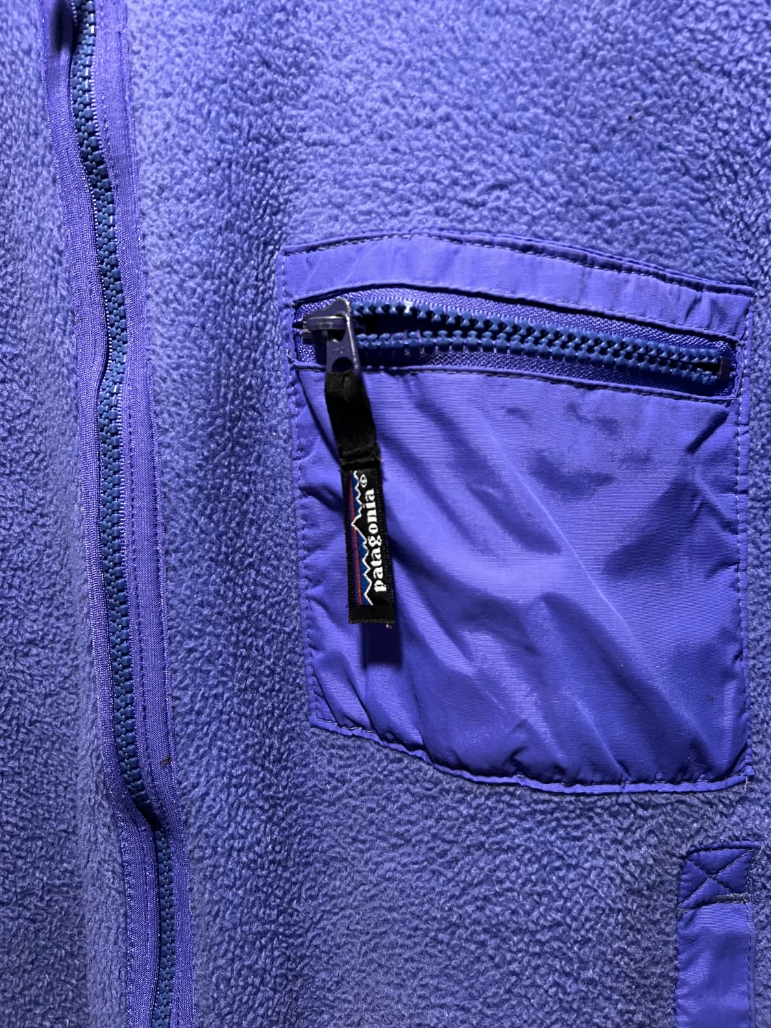 [S]90's 파타고니아 Made in USA 라벤더퍼플 플리스 자켓 상품이미지3