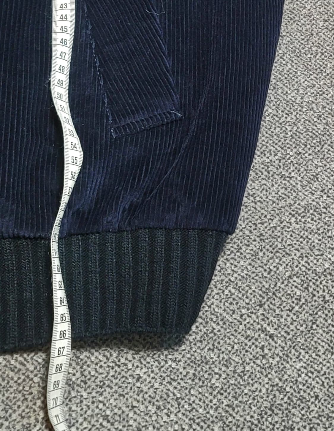 자라 코듀로이 자켓 인디고  XL 상품이미지5