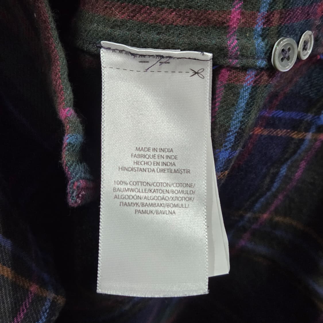 폴로랄프로렌 자수 멀티포켓 체크셔츠 XS 상품이미지4