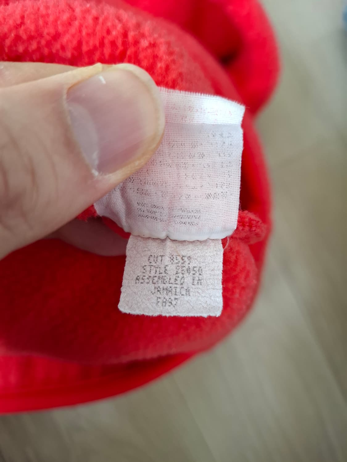 L 파타고니아 90s 신칠라 플리스 풀오버 자메이카 레드 상품이미지8