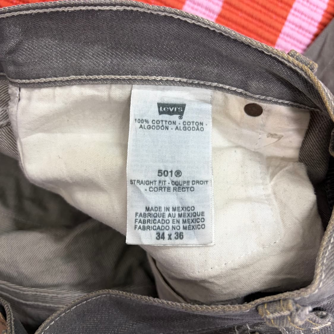 00s 리바이스 501xx 그레이 데님 (34) 상품이미지7