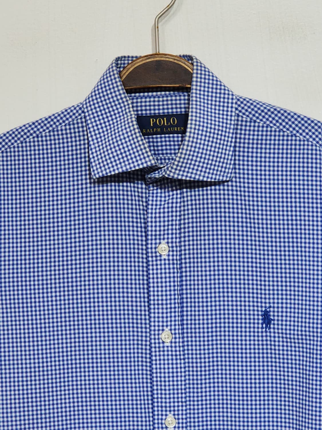 (S) 랄프로렌 폴로 남방 체크 셔츠 기본로고 캐주얼  상품이미지2