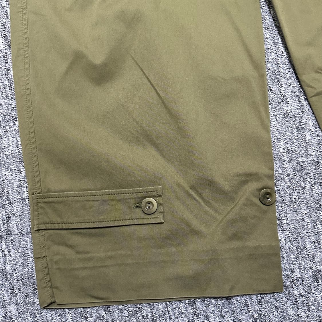 COS 코스 배럴 레그 카고 포켓 트라우저 팬츠 바지 카키 상품이미지10