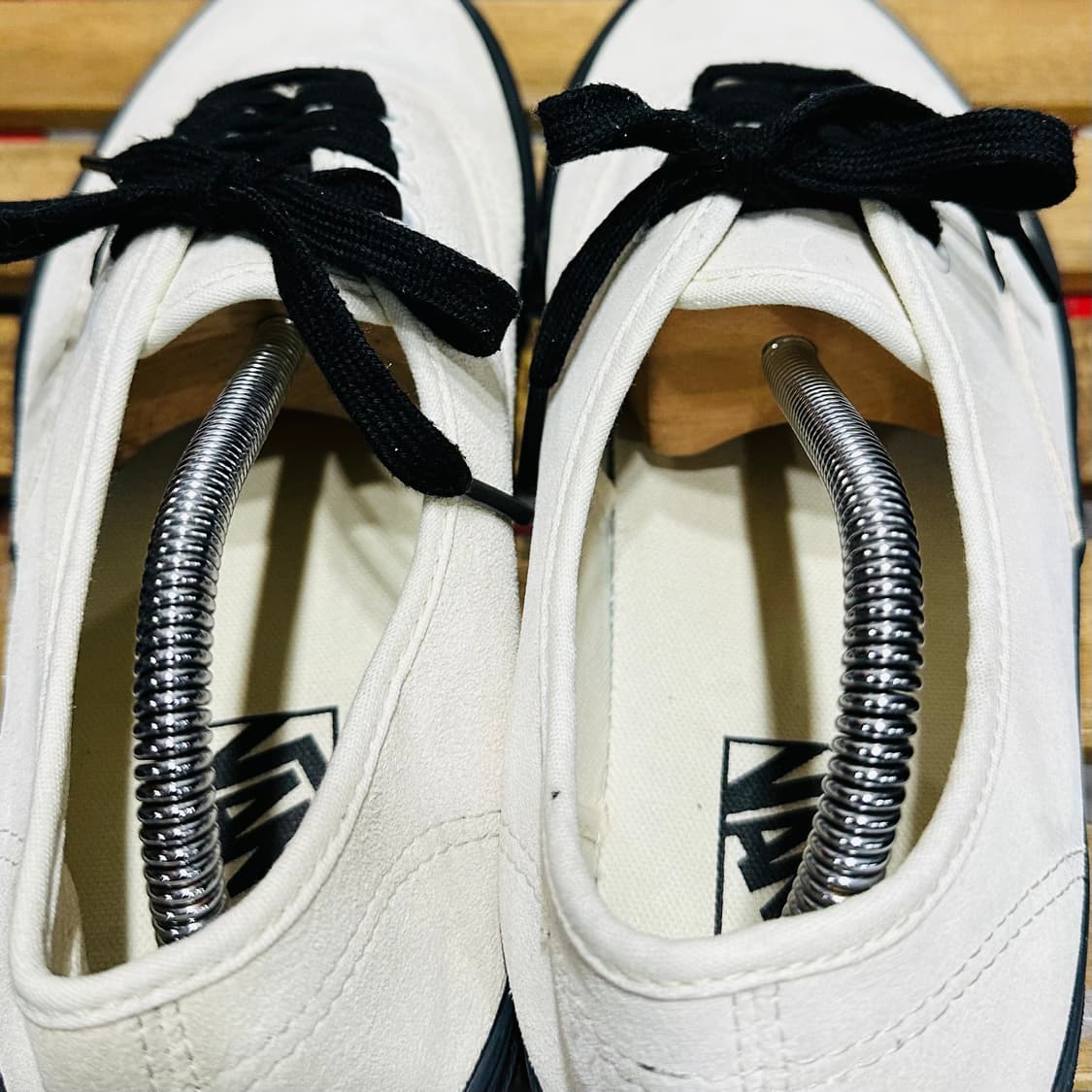 275) 반스 운동화 남성 남자 신발 어센틱 아이보리 마쉬멜로우 상품이미지5