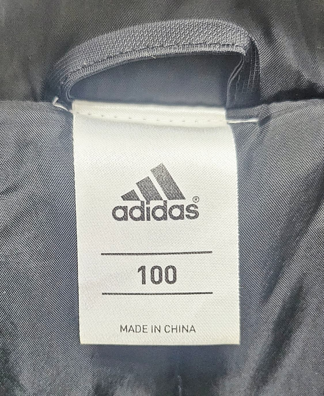(100~105)L ☆우주매물☆ 아디다스 수원삼성 2중지퍼 [검흰] 패딩 상품이미지2