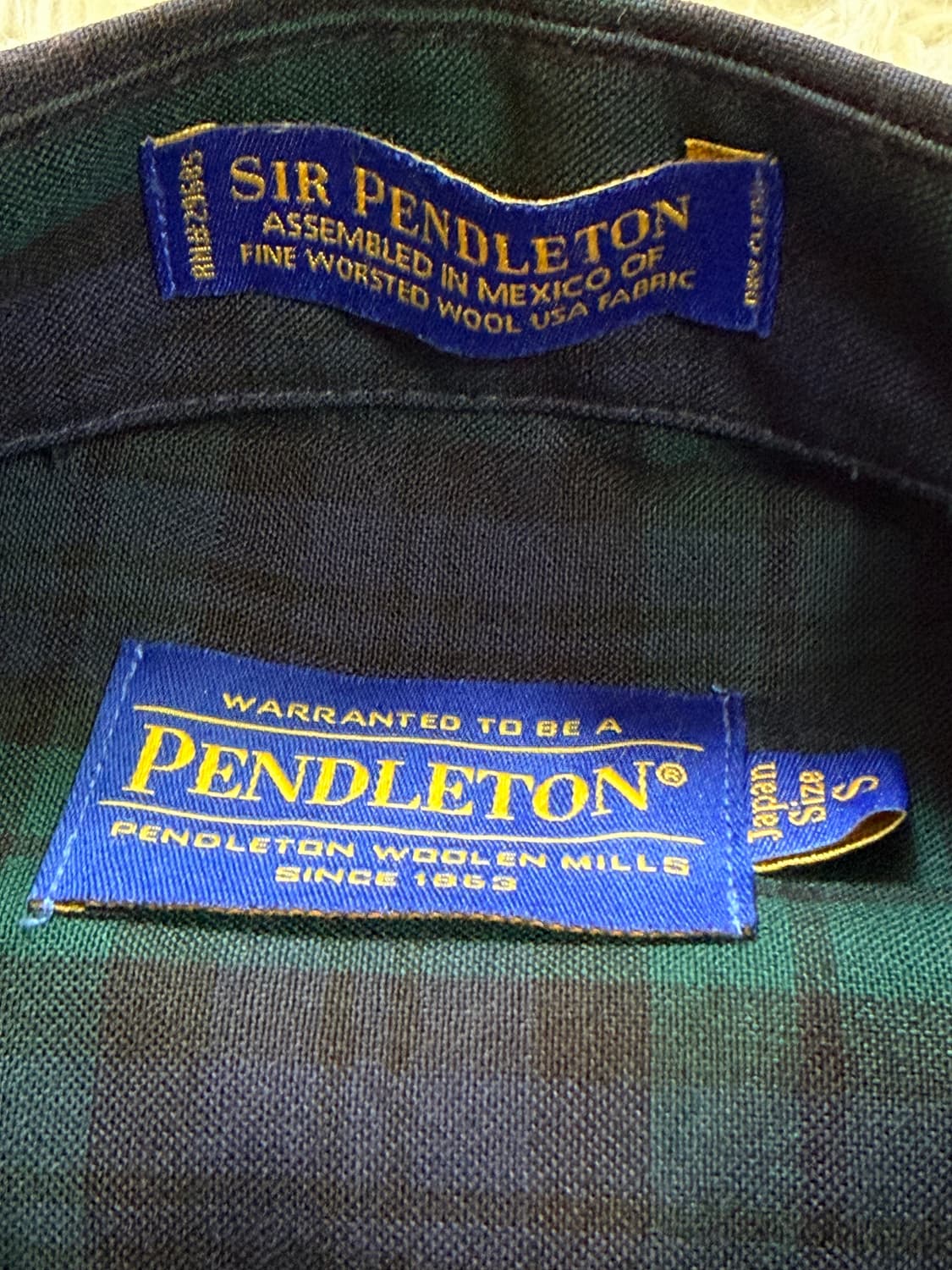 [빈티지/명품] 펜들턴(Pendleton) 'Sir Pendleton'  상품이미지8