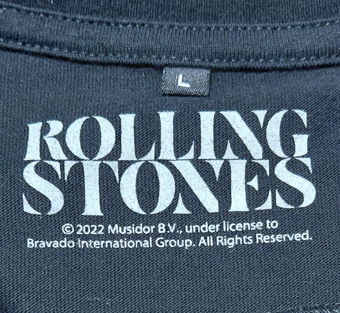 [L] 롤링 스톤즈 60주년 '도쿄 불꽃놀이' 2022 한정판 티셔츠 상품이미지5