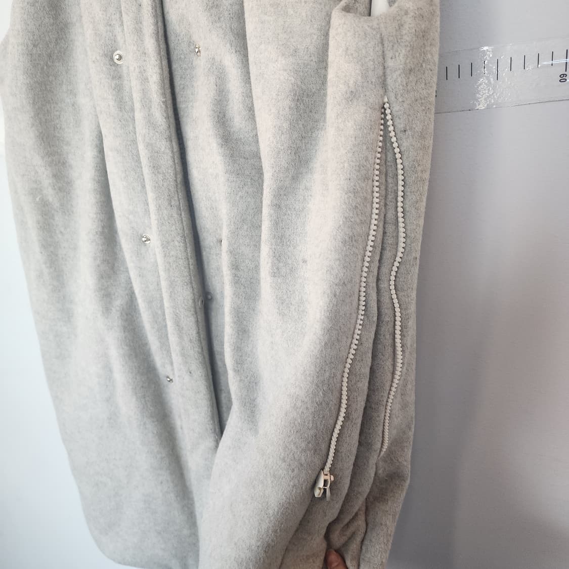 DEWL 후드 퍼 베스트 조끼 그레이 상품이미지3