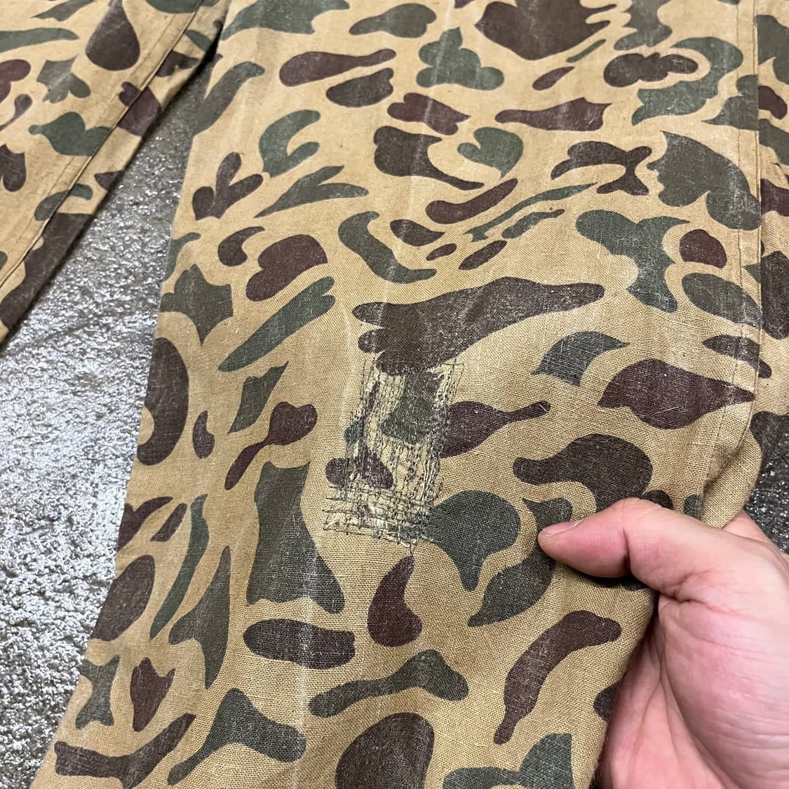 80s 빈티지 덕카모 팬츠 (36“) 상품이미지4