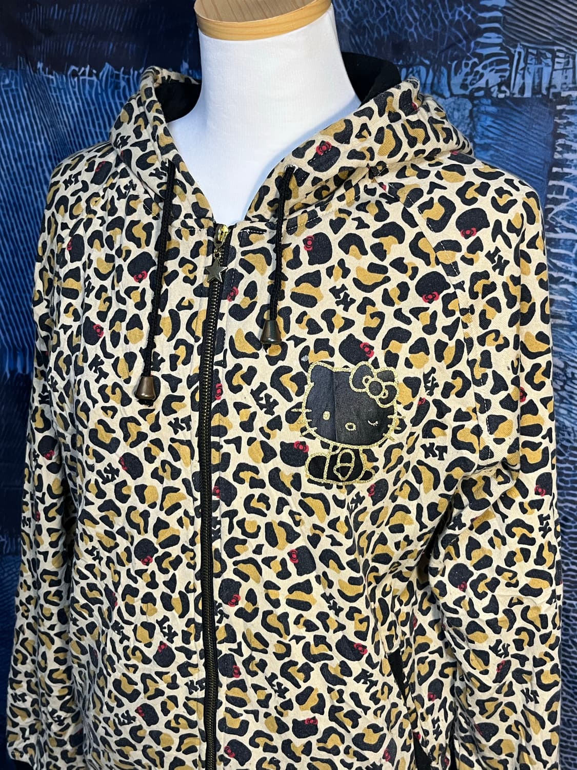 Hello Kitty 레오파드 후드집업 상품이미지6