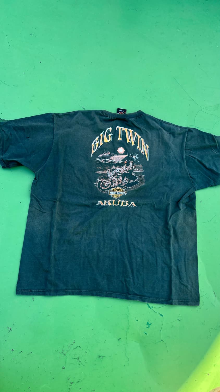 08' Harley Davidson Faded Print T-shirt  상품이미지4
