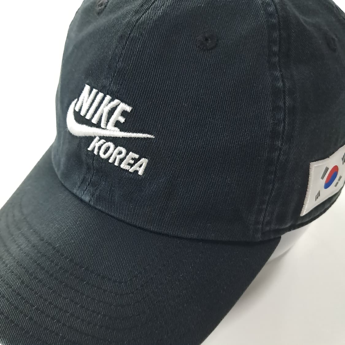 CK601 나이키 태극기 자수 워싱블랙 볼캡 모자 상품이미지1