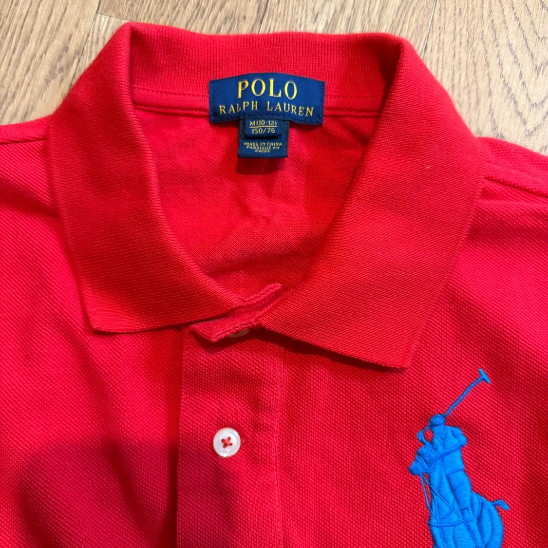 폴로 랄프로렌 레드 빅포니 반팔 티셔츠 상품이미지2