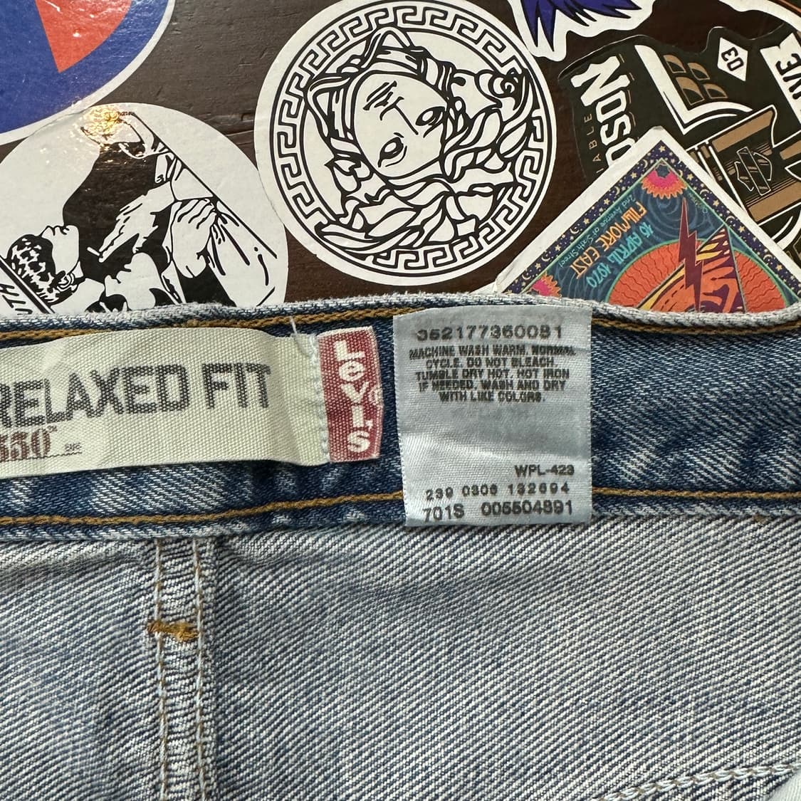 00s 리바이스 550 블루 진 데님 팬츠 36 상품이미지8