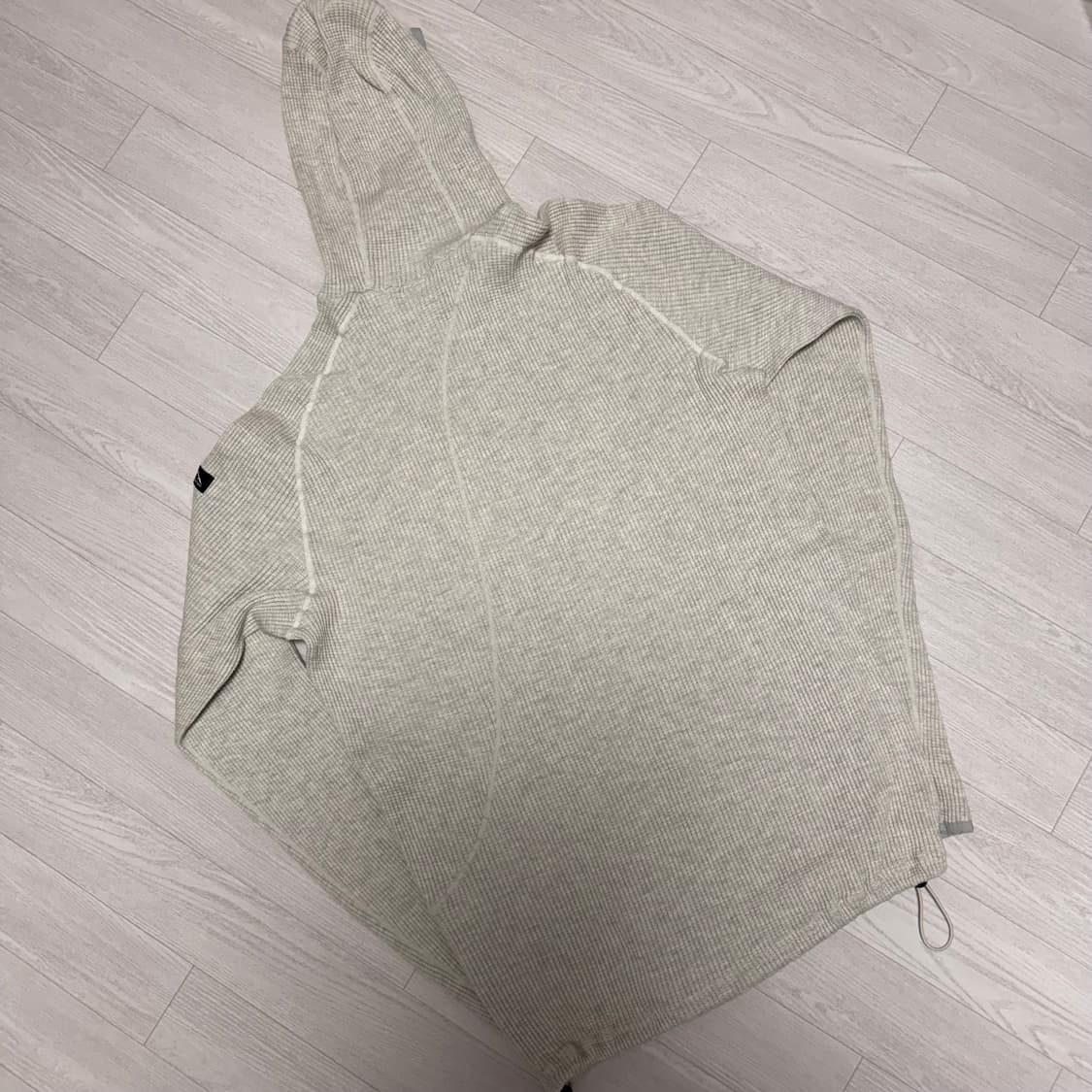 [L] 콜드웜 와플 후디 크림 상품이미지2