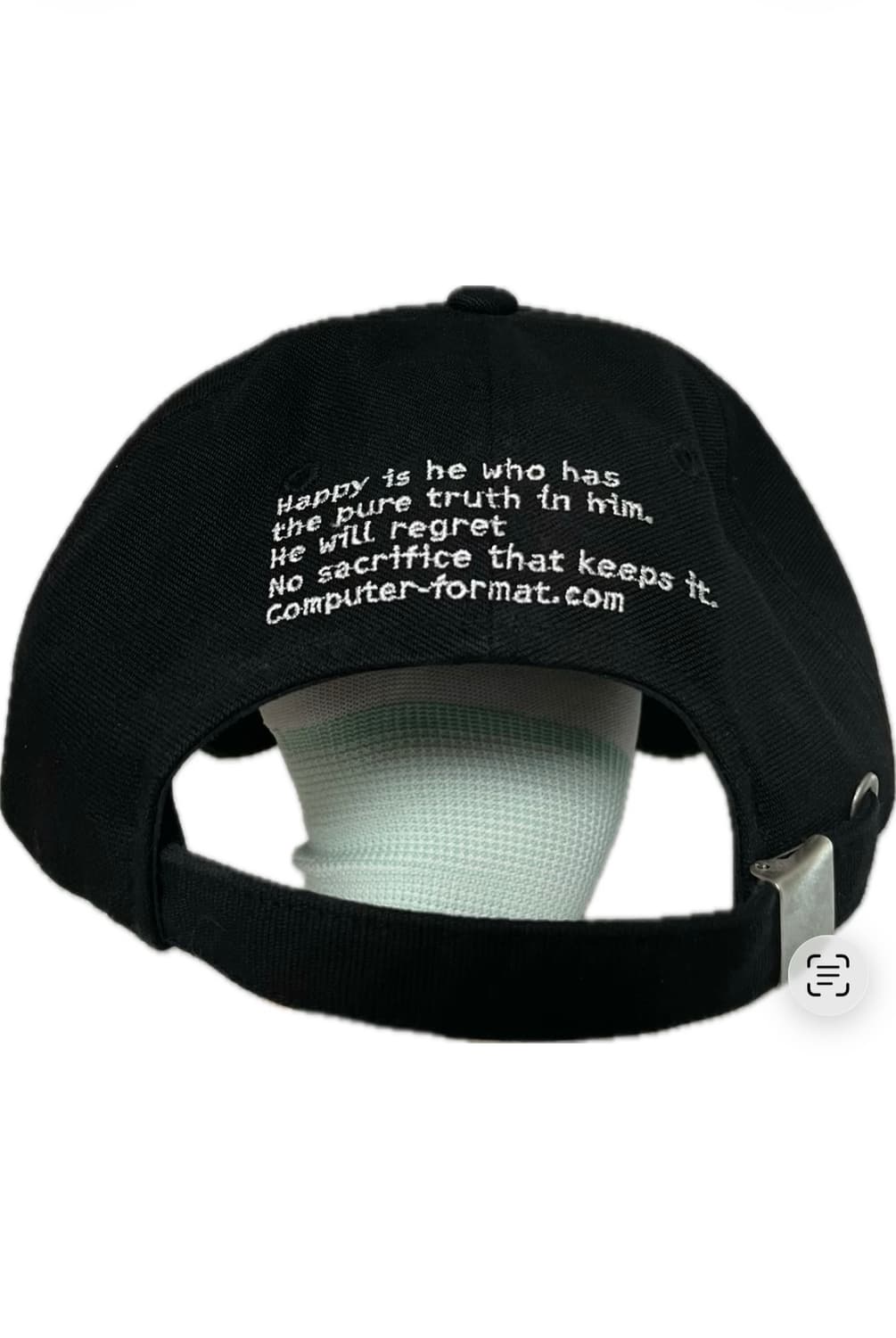 [os] 컴퓨터 포맷 파우스트 캡 블랙 상품이미지4