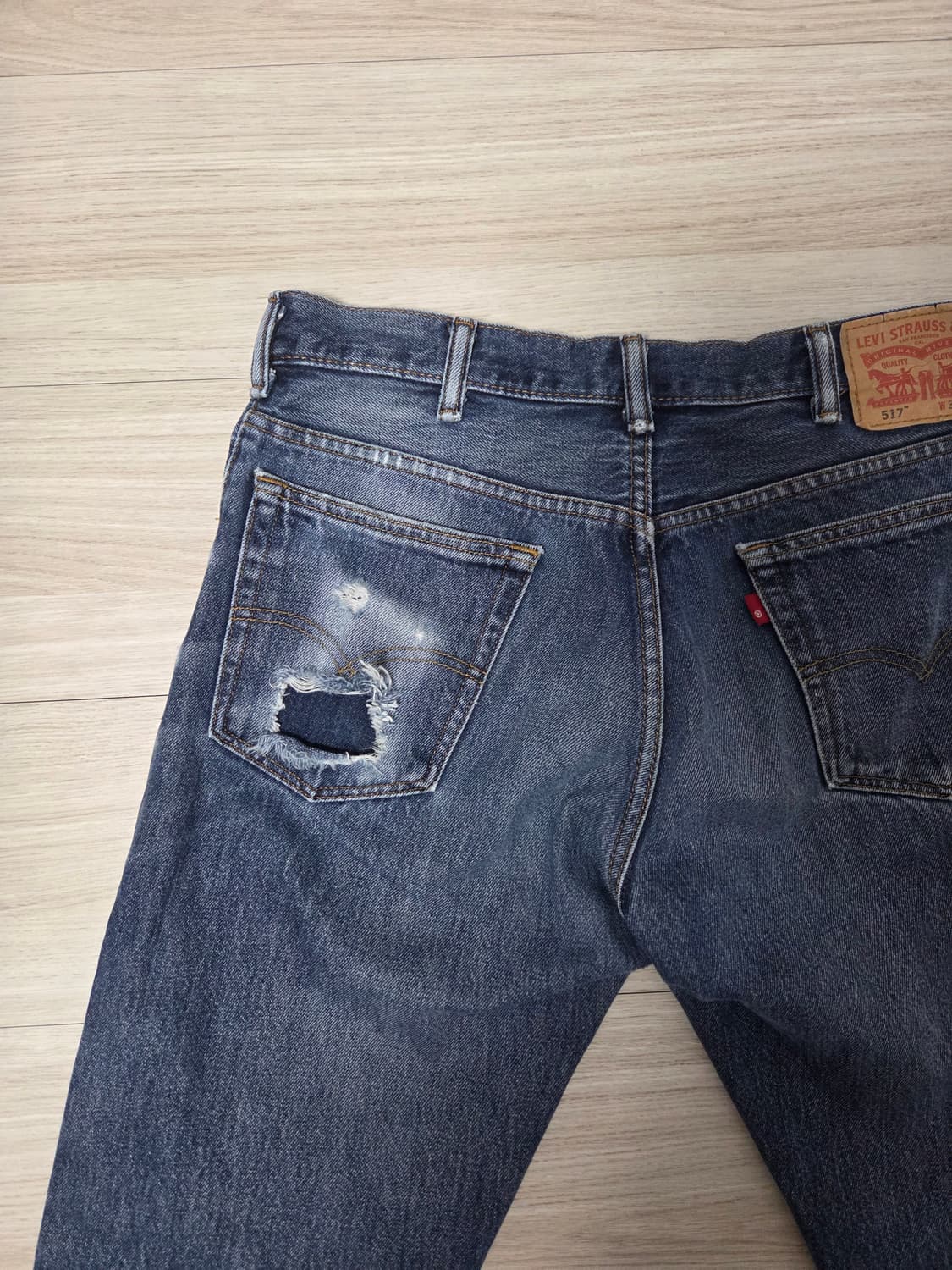 2013년도 리바이스517, 부츠컷 데님 w34  상품이미지5