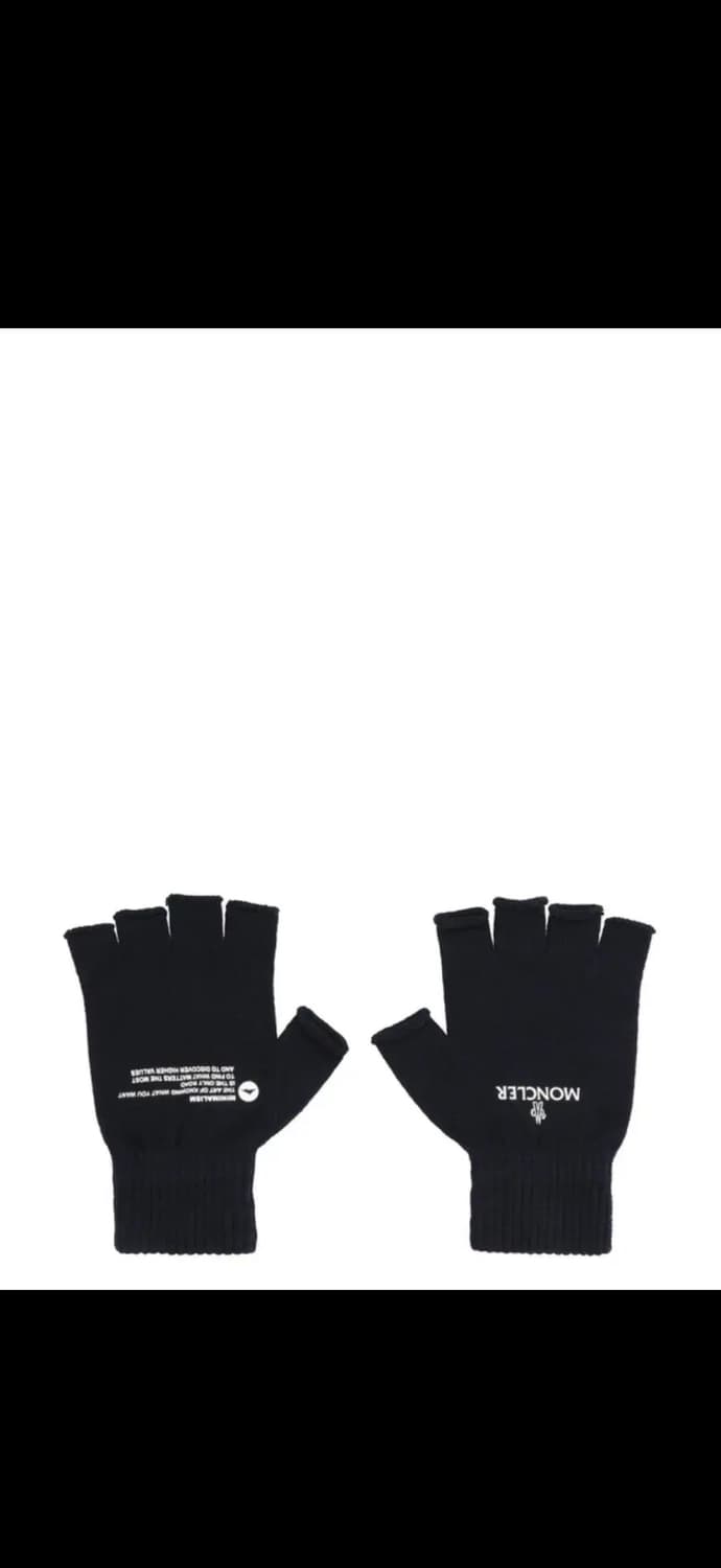 24FW 몽클레어 로고 울장갑 블랙OS 상품이미지3