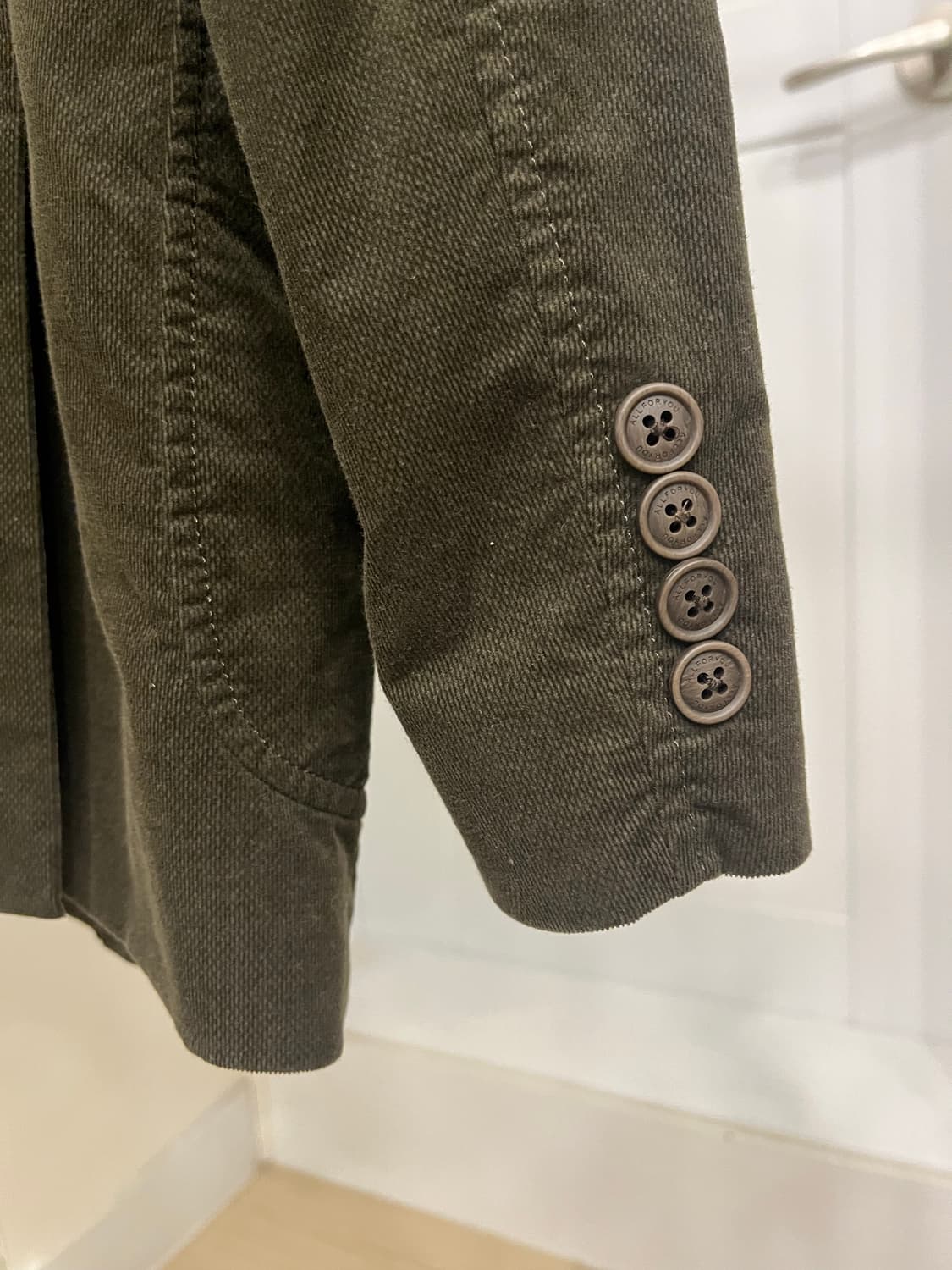 올포유 카키브라운 코듀로이 자켓 상품이미지6