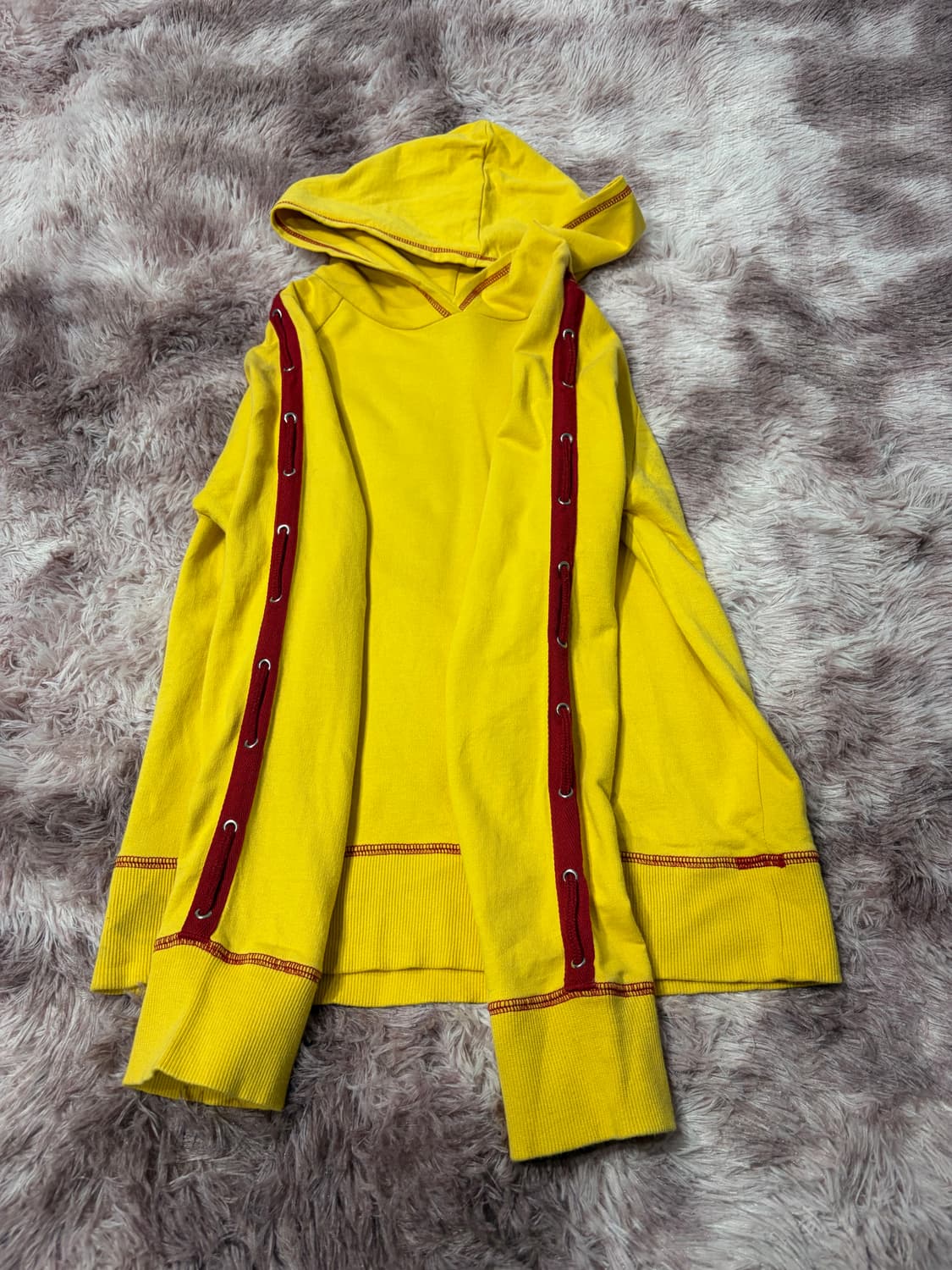 00‘s 와투케 키치 스티치 후드티 상품이미지4