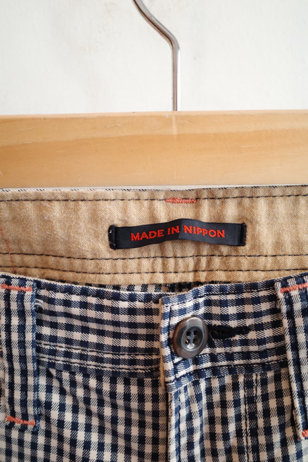 Japan brand 깅엄체크 워크팬츠 (made in Japan) 상품이미지3