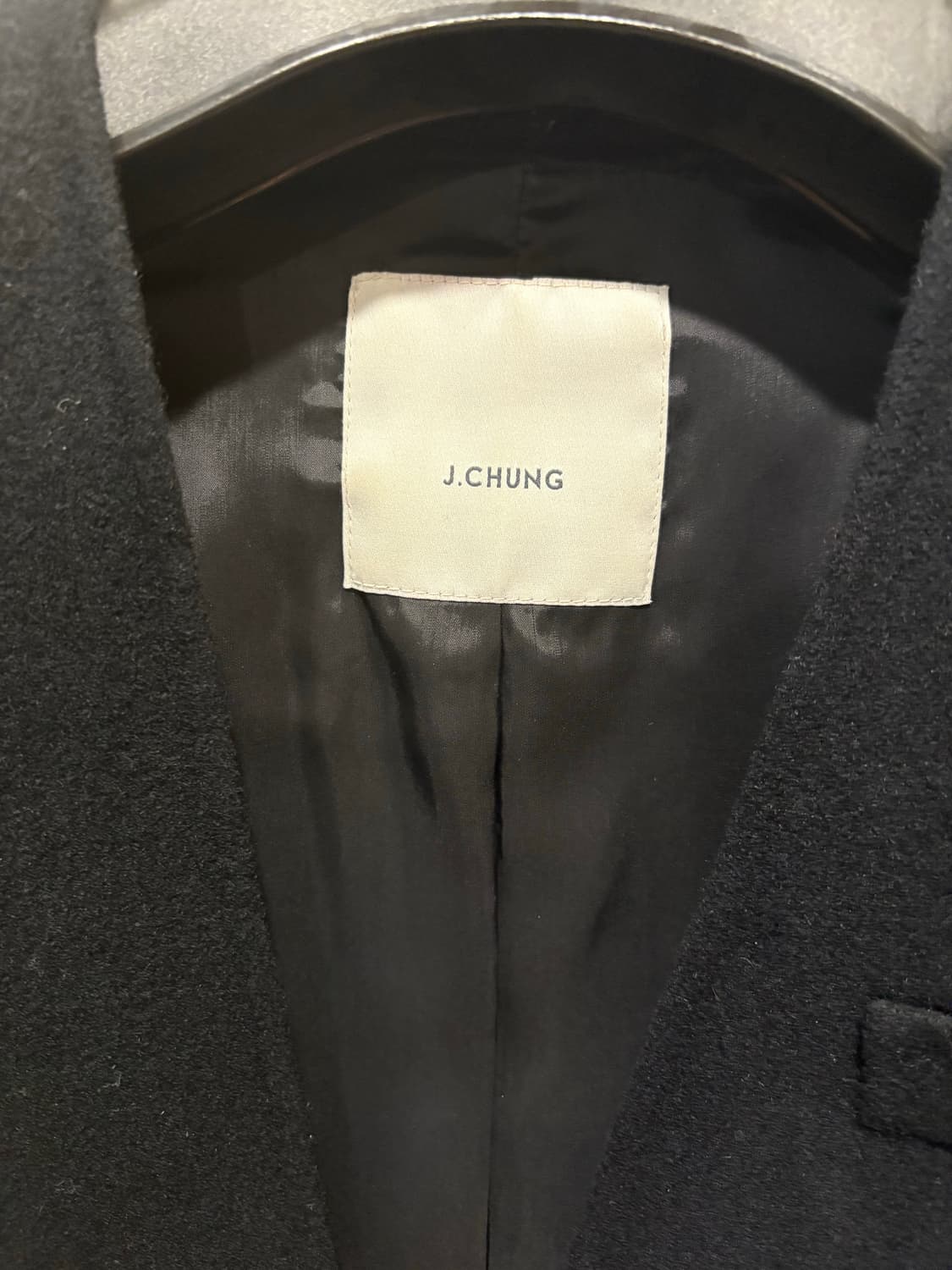 제이청 블랙 자켓 슬림핏 상품이미지2