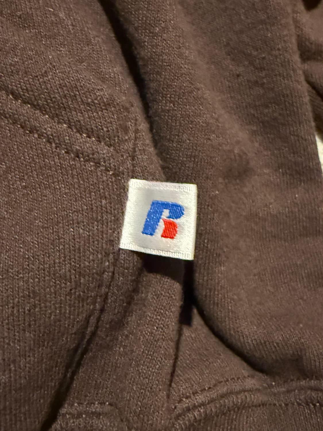 90s 빈티지 러셀 후드 브라운 XL 상품이미지2