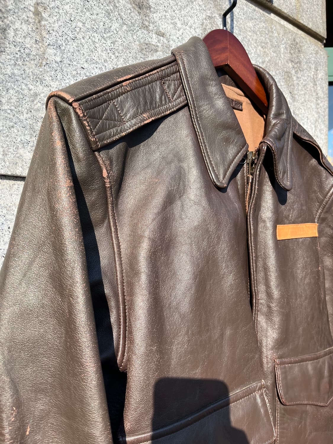 90‘s 나카타 쇼텐 홀스하이드 A-2 자켓 [ 100 ] 상품이미지3