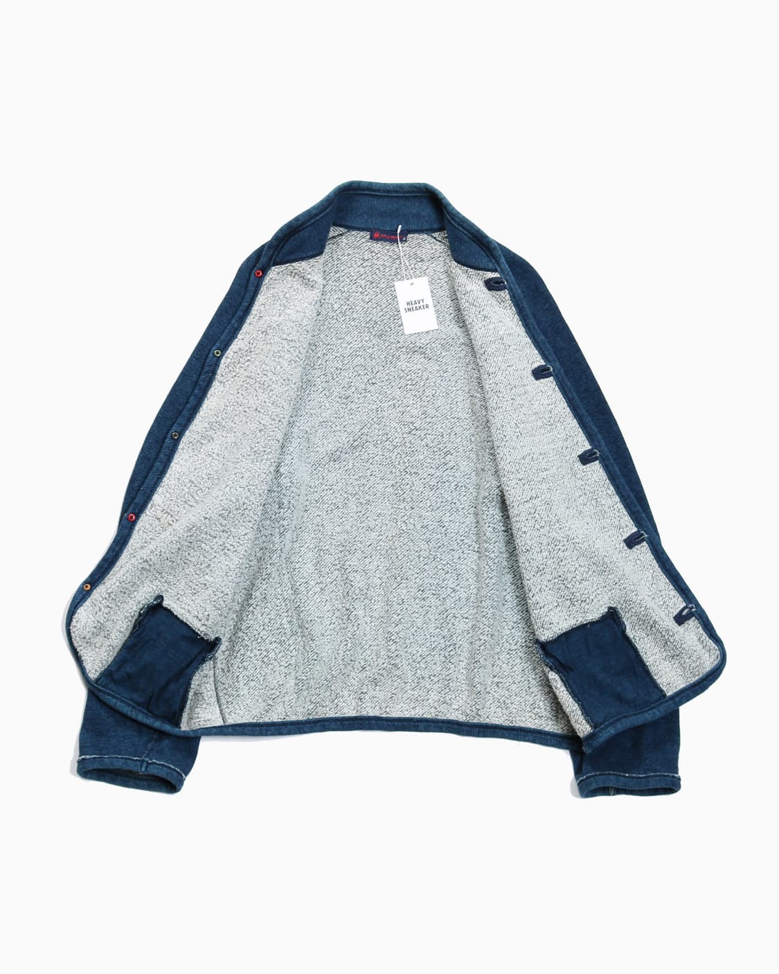 45R Indigo Sweat Cardigan 상품이미지5