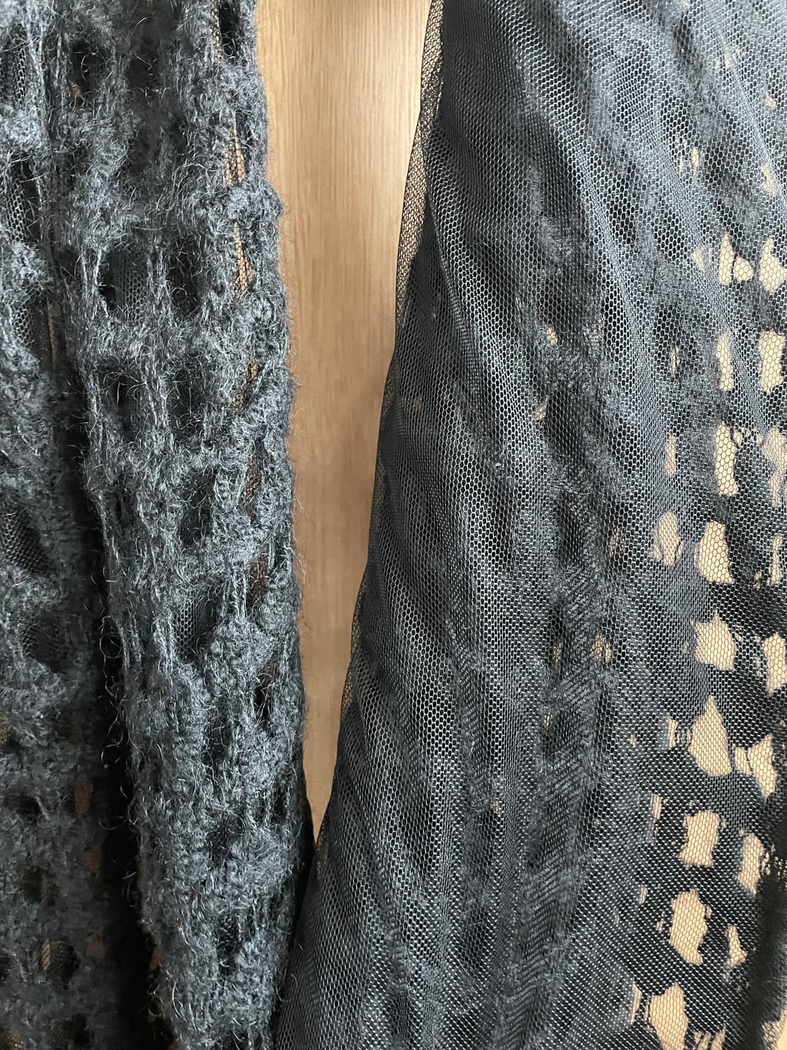 요지야마모토 리미푸 메쉬 레이어드 머플러 상품이미지7