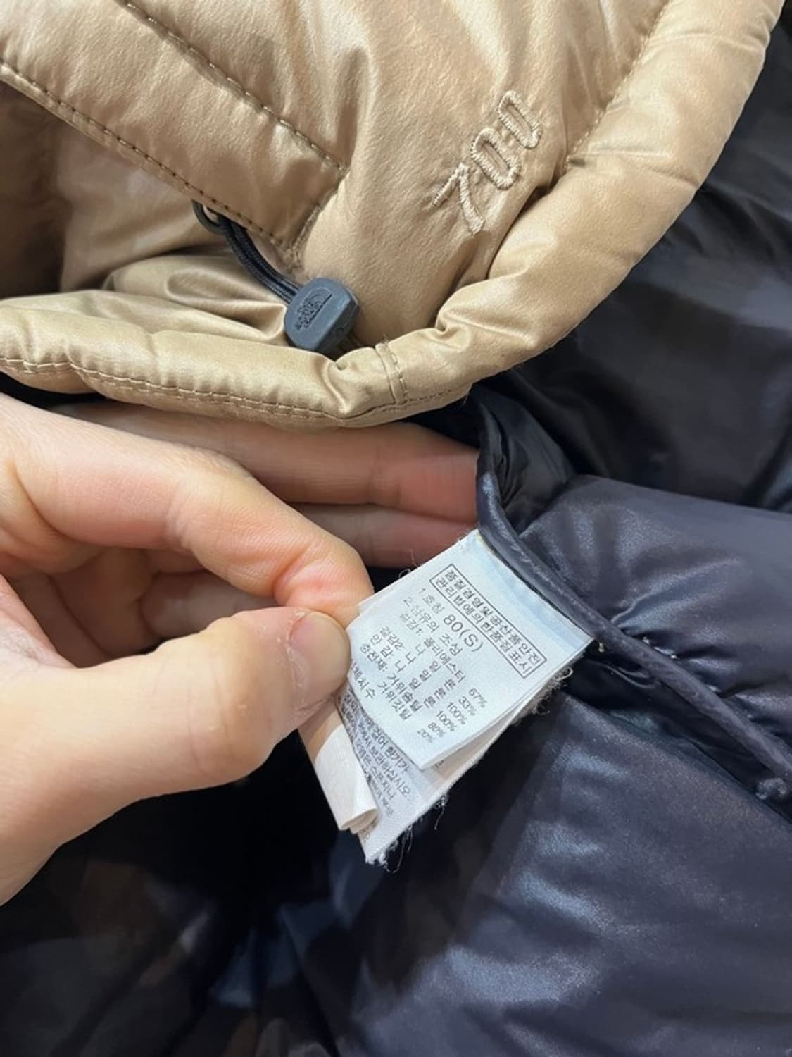 노스페이스 구스다운 700 조끼패딩 우먼즈 상품이미지7