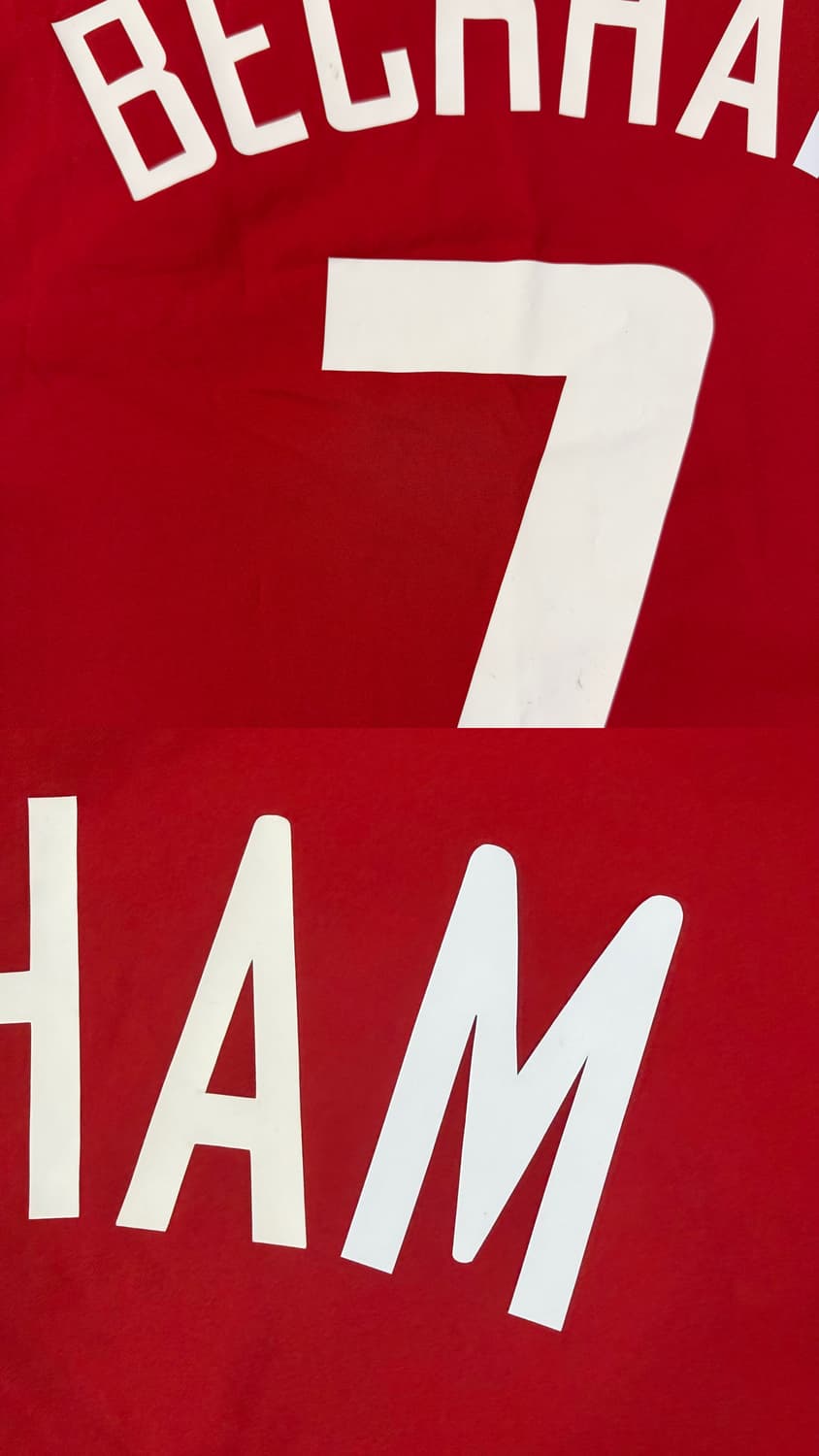 02-04 맨유 홈 베컴 긴팔 유니폼 상품이미지3