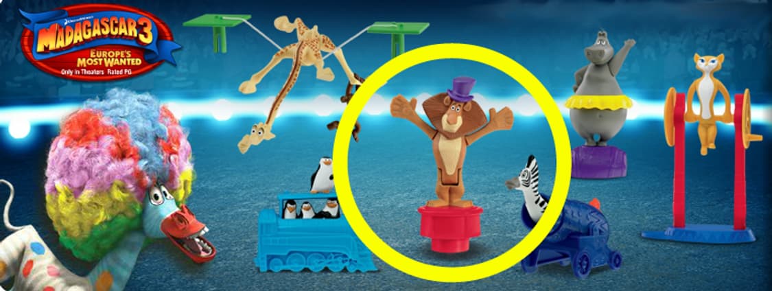 해피밀 빈티지 맥토이 미개봉 알렉스 마다가스카 빈티지토이  상품이미지3