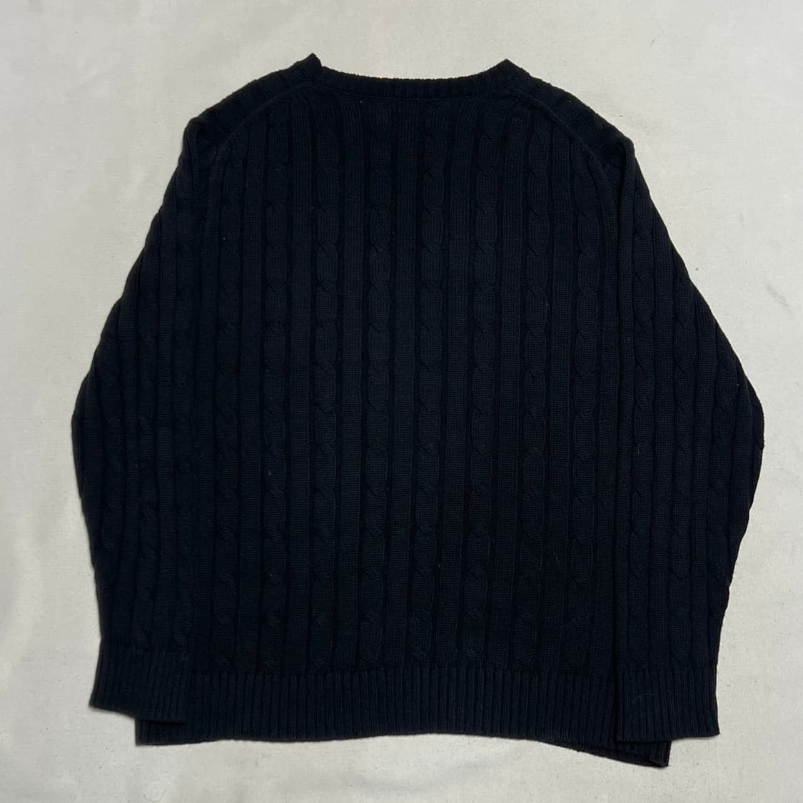 XL 폴로랄프로렌 블랙 케이블 니트 상품이미지3