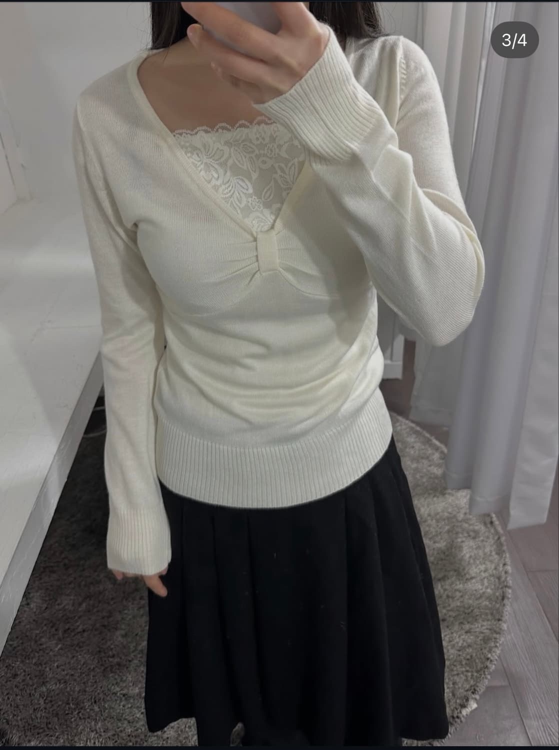 ribbon knit top 상품이미지2