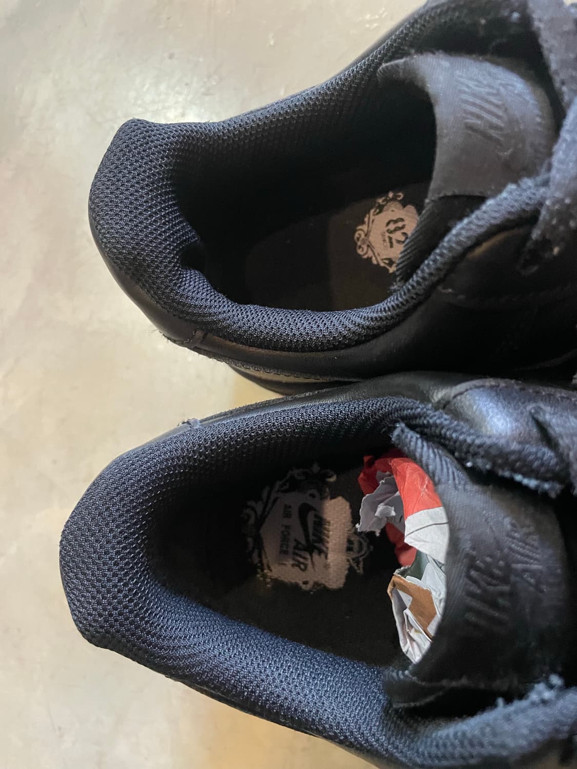 나이키 에어포스1 블랙 250 상품이미지8