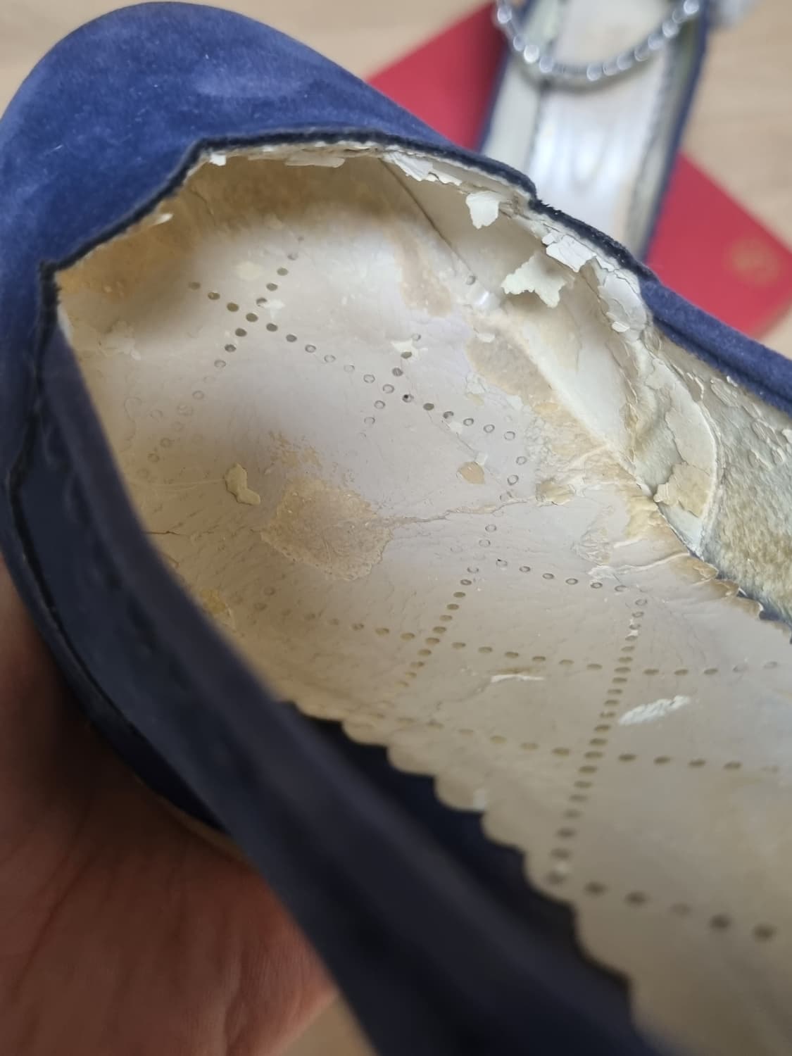 빈티지 고전 리즈리사 스웨이드 구두 힐 퍼 비쥬 라떼갸루 히메갸루 로걀 상품이미지4