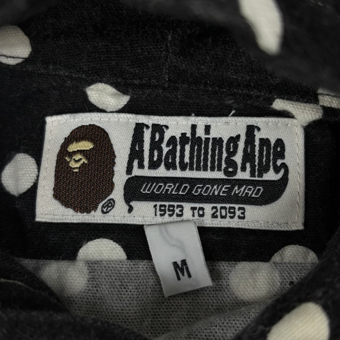 베이프 샤크 도트 후드 셔츠 상품이미지8